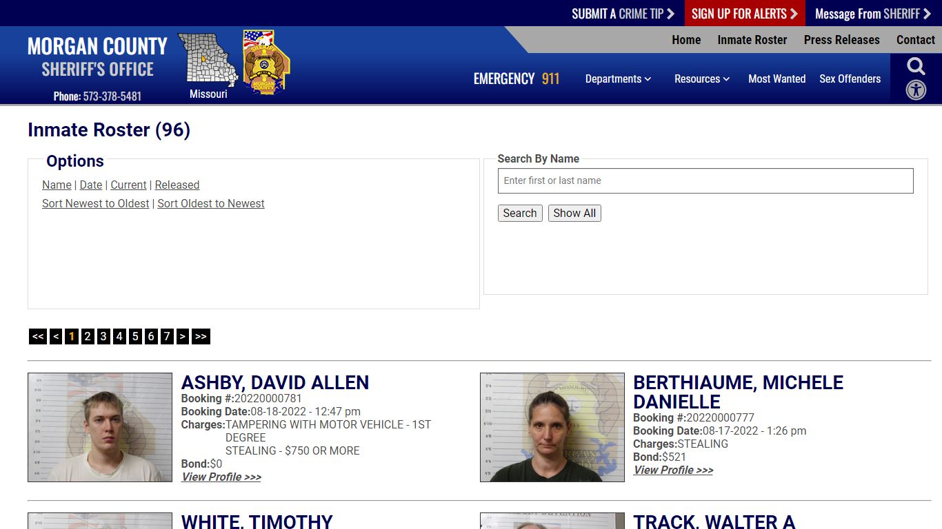 Inmate Roster - Current Inmates Booking Date Descending - Morgan County ...